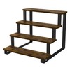 YINMIT Wooden Display Riser Stand,15.75 Inch Tiered Perfume and Cologne