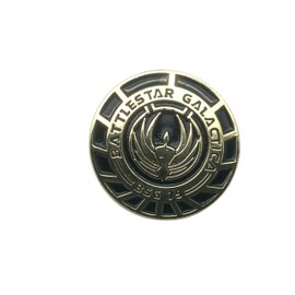 Patch Nation Battlestar Galactica BSG 75 Officer Metal Pin Badge (Gold)