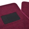 BDK Premium Burgundy Carpet Floor Mats for Cars - Universal