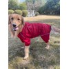 Dogs Waterproof Jacket, Lightweight Waterproof Jacket Reflective Safety Dog Raincoat