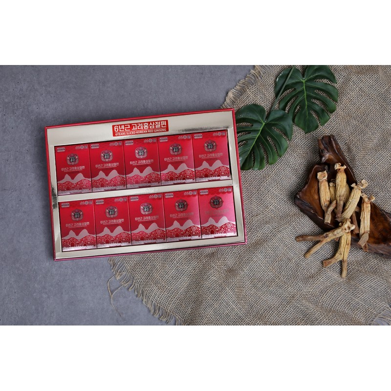 Hansol Red Ginseng 6-year-old Korean red ginseng slices 20g 10