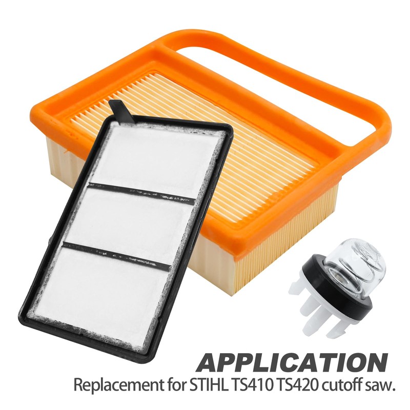 Hoypeyfiy 7PCS Air Filter Spark Plug Hose Primer Bulb Kit