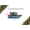 2 Count Blown Glass Speedboat Speed Boat Christmas Ornament