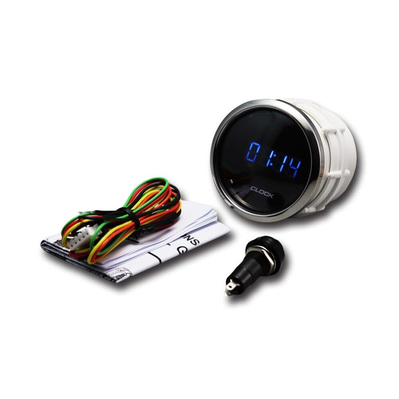 MOTOR METER RACING MGS Series 52mm 2-1/16" Digital Clock Gauge