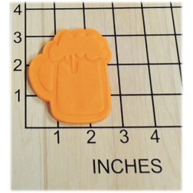 Beer Root Beer Mug Fondant Cookie Cutter and Stamp #1357