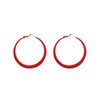 80s Hoop Earrings Colorful Hoop Earrings Large Retro Exaggerated Round