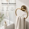 Antique Brass Towel Ring Wall Mounted 180° Rotatable 8.6 Inch