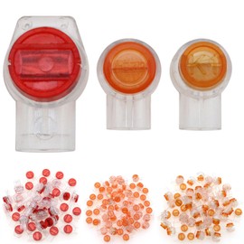 safycaby 150 PCS Waterproof Telephone Wire Connector Data Phone Wire Butt Splice Ports for Telephone Network Connection (UY/K1 50PCS + UY2/K2 50PCS + UR/K3 50PCS)