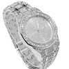 HALUKAKAH Diamonds Gold Watch Iced Out,Men's Platinum White Gold Plated
