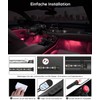 Govee LED Innenbeleuchtung Auto, 4pcs 48 Strip, Upgrade Zwei-Linien-Design, Wasserdicht