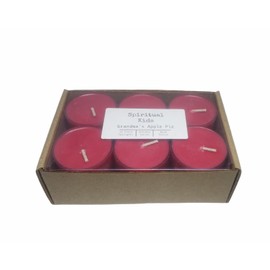 Grandma's Apple Pie Natural Soy Wax Tealights 12ct Hand Poured with Fragrant/Essential Oils!