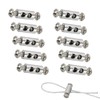 10 Pieces Wire Rope Clips with Screw Terminal Cap, Wire