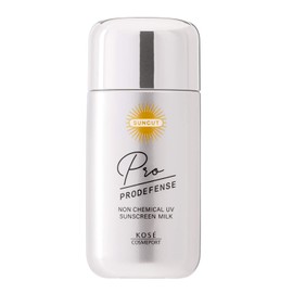 Suncut KOSE Prodefense Non-Chemical Prescription Sunscreen UV Milk UV Absorber Free 60ml Unscented 60ml (x1)