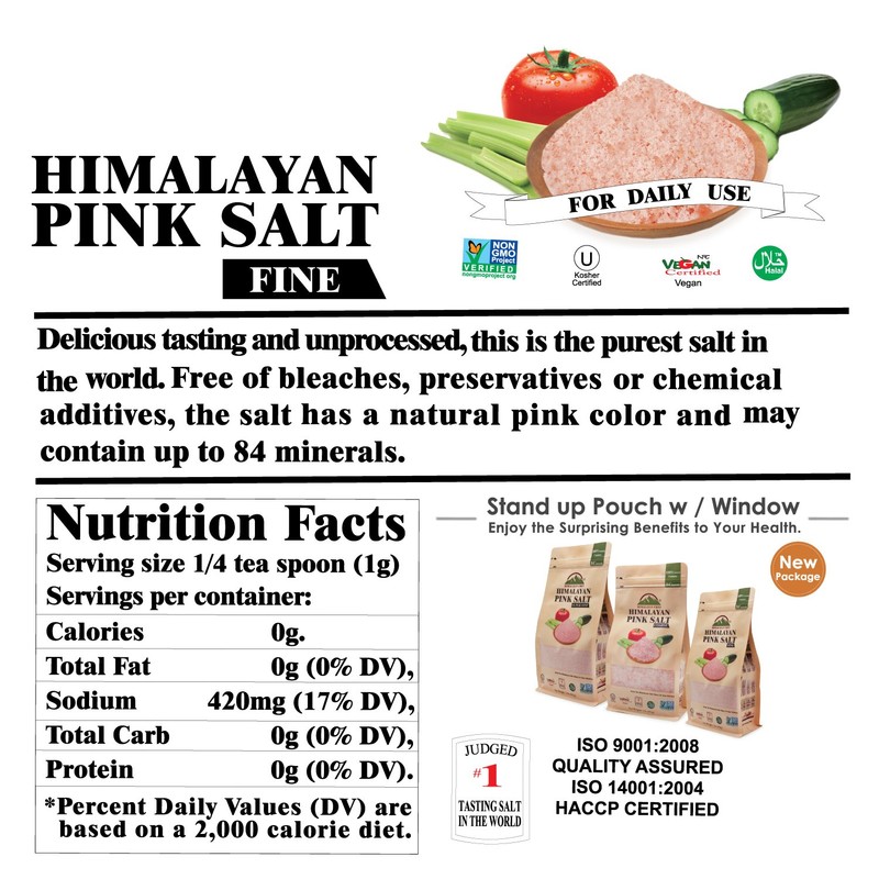 Himalayan Chef Himalayan Pink Salt-Fine-8oz