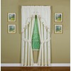 Today's Curtain Verona Reverse Embroidery Panel Pair and Tiebacks, 63",