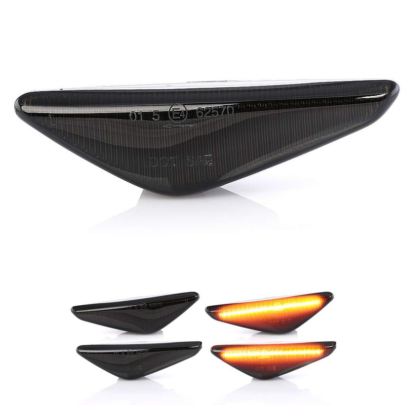 2 x LED Side Indicators, Flashing Light, Dynamic Running Indicator,