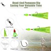 CWSDXM Flounder Rigs, Pr-Rigged Hi Lo Rig Fishing Rigs with