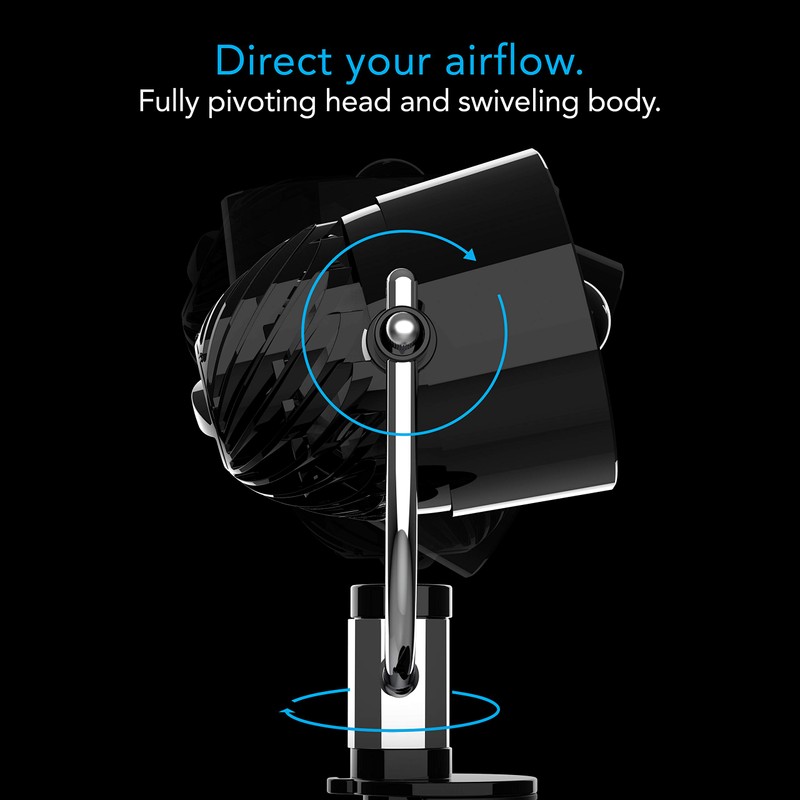 Vornado Pivot Clip Personal Air Circulator Fan with Multi-Surface Clip,