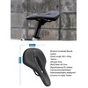 GORIX Bike Saddle Seat Wide Hole Shock Absorption Waterproof Soft