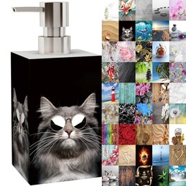 Soap Dispenser, Many Beautiful Soap Dispensers to Choose From, Stylish Design, Eye-catching for Any Bathroom (Cool Cat)