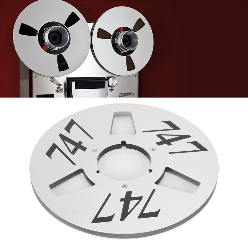 1/4 10.5 Inch Empty Tape Reel 3 Hole Aluminum Alloy