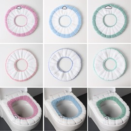 Toilet Seat Cover, Thick Toilet Seat Cover, Thick, Toilet Cover, Toilet Supplies, Soft, Fluffy, Toilet Mat Toilet Bowl Mat, Stretchable, U-shaped Toilet Seat, O-shaped Toilet Seat, V-shaped Toilet