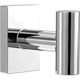 FRANKLIN BRASS Hartwell (1-Pack) Towel Hooks Polished Chrome Single Bathroom Hooks Wall Mounted for Robes & Towels Hand Towel Hook Holder Kitchen, Bathroom Accessories HRT35-PC