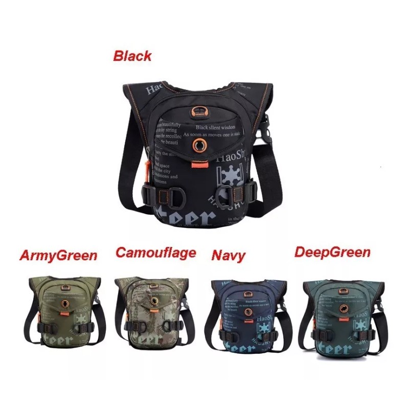 Pokachila Mochila Piernera Riñonera Pechera Hombre Nailon Impermeable