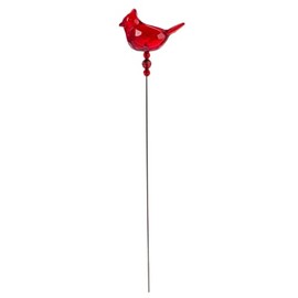 Ganz Cardinal of Comfort Floral Stake, 3" W x 12" L, Red