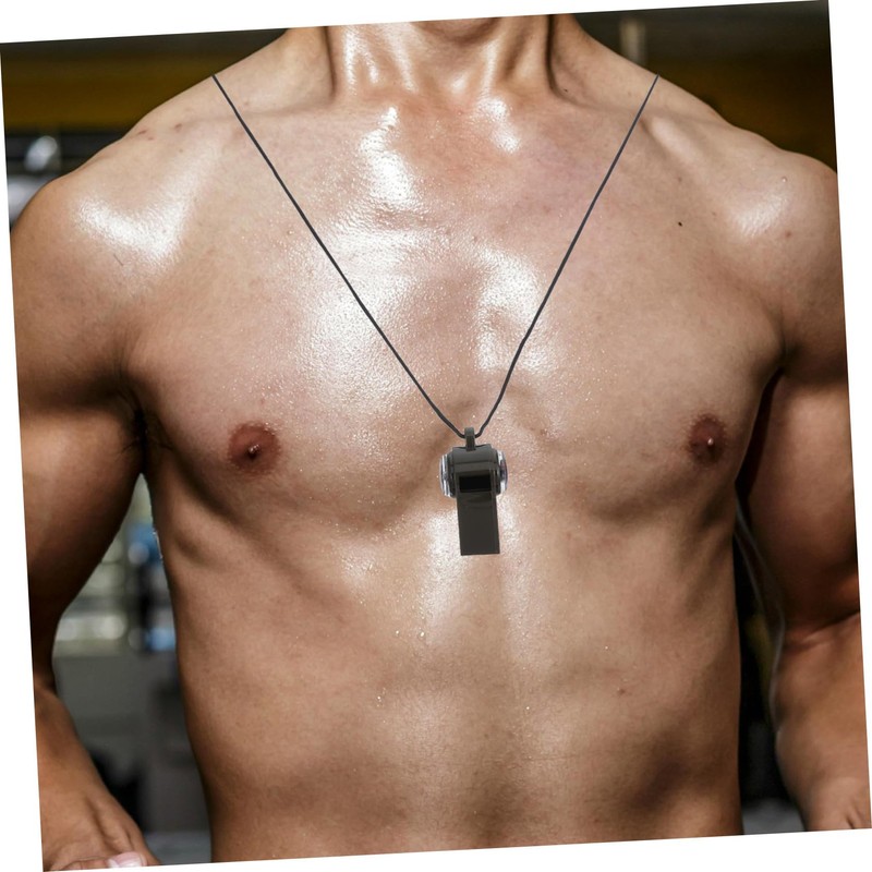 KICHOUSE Emergency Survival Whistle Built Compass and Thermometer Loud Outdoor