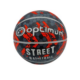 Optimum Street Basketball Black/Orange Size 7