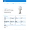 Feit Electric A19 100W Equivalent LED Light Bulbs, Dimmable, 5000k