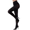 Citystl Semi Opaque Black Tights for Women, Plus Size Tights