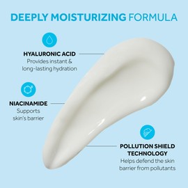 No7 HydraLuminous+ Hydrating Night Gel Moisturizer - Hyaluronic Acid and Vitamin B3 Niacinamide Face Moisturizer to Hydrate, Protect & Refresh Skin - Supports Skin Barrier Repair (1.69 Fl Oz)