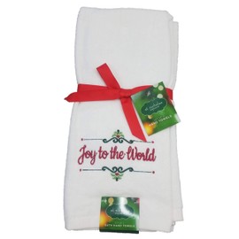 St Nicholas Square Set of 2 Christmas Monogrammed Kitchen Towels