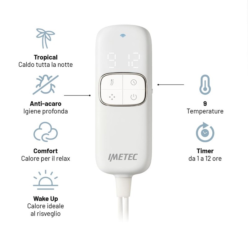 Imetec Comando Adapto Advanced per Scaldasonno Adapto/Maxi – Rendi Smart