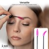 ÂME BY M 100pcs Black and Pink Disposable Mascara Wands