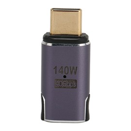 Type C Magnetic Adapter 140W Fast Charging 8K 40Gbps Transmission 24 Pin Straight Magnetic Adapter