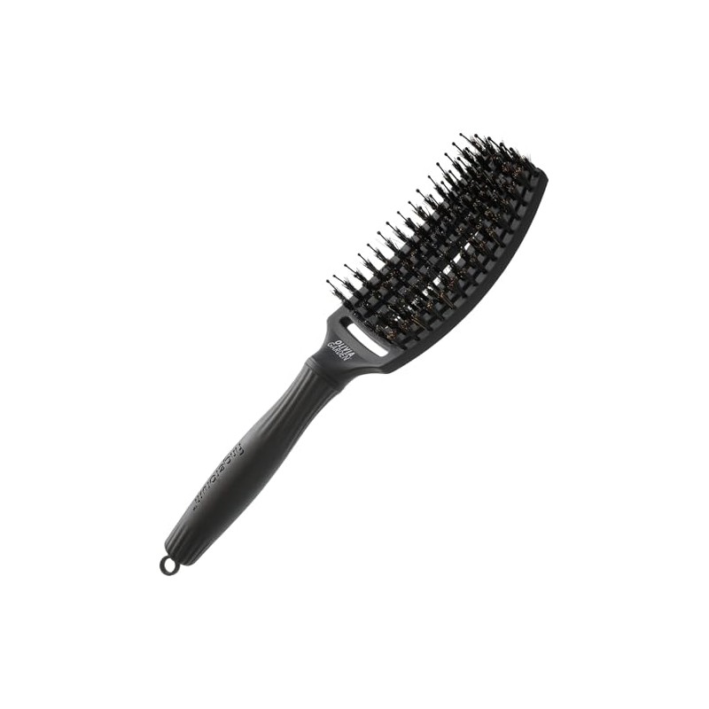 Olivia Garden Fingerbrush Care Iconic Detangler Hair Brush with Double