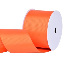 Ribest Orange Grosgrain Ribbon, 2 Inch 10 Yard Ribbon for Crafts Gift Wrapping Bows Wedding Party Decoration Bouquet