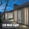Modern LED Wall Light IP43 Waterproof Garden Strip Wall Lamp