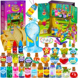 Tesok Mystery Potions Kit for Kids,DIY 26 Magic Mix Wizard Potion Bottles,Craft Kits Creative Toys Birthday Gifts for Age 6 7 8 9 10+ Year Old Girls and Boys