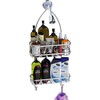 Simple Houseware Stainless Steel Bathroom Hanging Shower Head Caddy Organizer