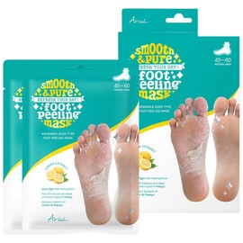 Arial Smooth & Pure Foot Peeling Mask (Original) 2 pieces, 2 sheets, 1 piece, 34g / 아리얼 스무스 앤 퓨어 풋 필링 마스크(오리지널)2개입, 2매, 1개, 34g