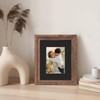 ZBEIVAN 8x10 Black Picture Mats with Core Bevel Cut Frame
