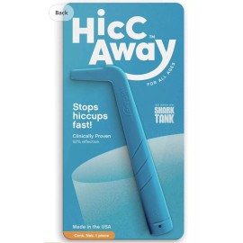 Hicc Away-As Seen On Shark Tank--Random Color - Brand New