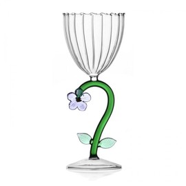 イッケンドルフ(ICHENDORE) ICHENDORF 09354010-CN Wine Glass Optical stemmed Lilac Flower Lilac Flower