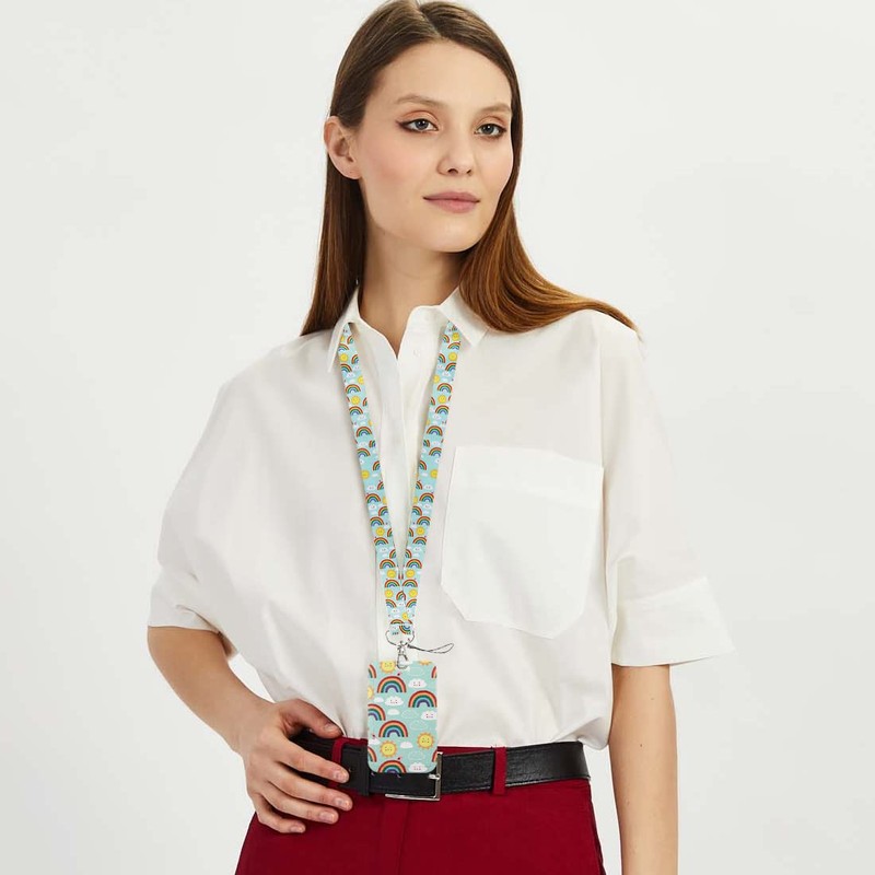 Teegxddy 1 x lanyard with card holder, neck strap with