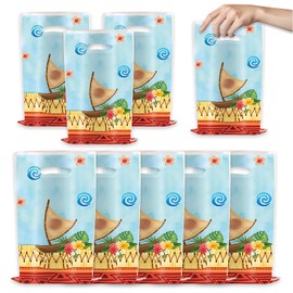 30pcs Moana Themed Party Supplies,Ocean Girl Decorations,Moana Gift Bags, Candy Bags for Kids' Birthday - Party Supplies for Boys and Girls