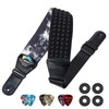 LEKATO Guitar Bass Strap for Electric Guitar Bass, 3" Wide